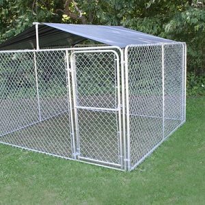 Dog Kennel with retractable roof