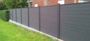 Composite Fencing Grey